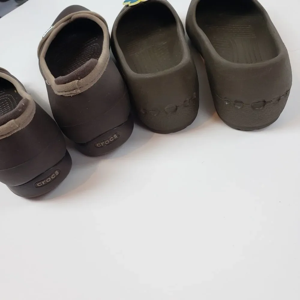 Crocs Genna Shoes Flat Girls Youth‎ Size 6/…